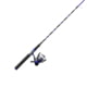 Zebco Splash Spinning Reel and Rod Combo 6ft 2-PC Fiberglass Rod Medium-Light Moderate SZ 20 Reel 5.2-1 Ratio 2-Bearings All Metal Gears Z-Splash Blue