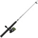 Zebco Stinger Spinning Reel and Rod Combo 7ft 2-PC Fiberglass Pole EVA Rod Handle SZ 40 Reel Changeable Righ/Left Retrieve Built-In Hook Keeper