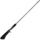 Zebco Z-Cast Casting Rod 5ft 6in 2-PC Durable Z-Glass Pole Comfortable EVA Pistol-Grip Rod Handle Shock-Ring Guides Medium-Light Red ZCASTCP562MLAPB3