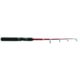 Zebco Z-Cast Spinning Rod Extendable 17ines to 5ft 6in Telescopic Durable Z-Glass Pole Comfortable EVA Rod Handle Shock-Ring Guides Medium Red