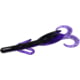 Zoom Baby Brush Hog Creature Bait 12 Pack 4in Black Light