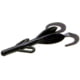 Zoom Baby Brush Hog Creature Bait 12 Pack 4in Blackberry