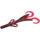 Zoom Baby Brush Hog Creature Bait 12 Pack 4in Cranberry