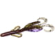 Zoom Baby Brush Hog Creature Bait 12 Pack 4in Huckleberry