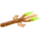 Zoom Lil Critter Craw 12 Pack 3in Pumpkin/Chartreuse