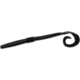 Zoom Shakey Tail Finesse Worm 20 Pack 6in Black