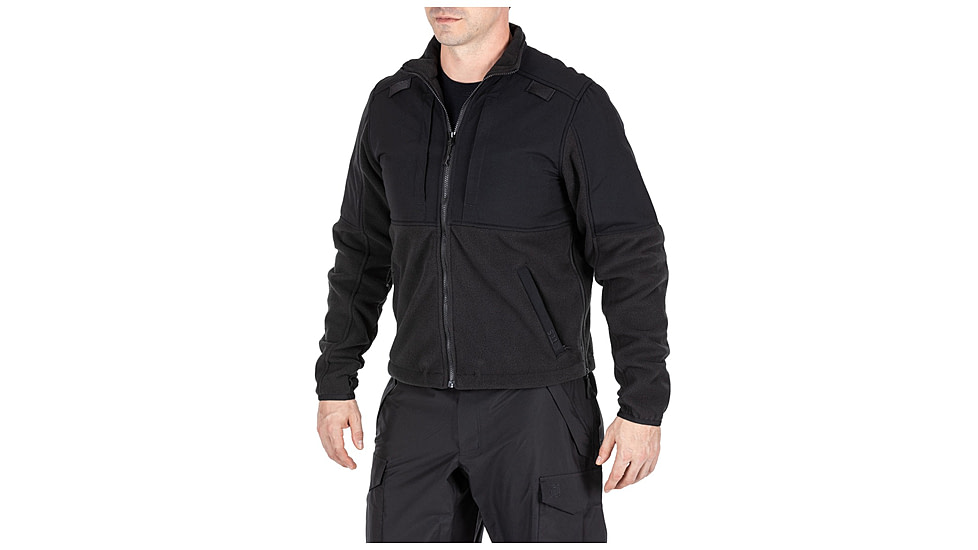 5.11 Tactical Tactical Fleece 2.0 Jacket - Mens, Black, 2XL- 78026-019-2XL