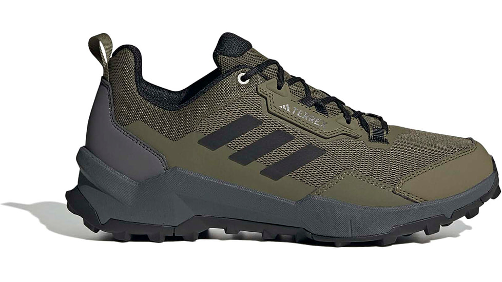 Adidas Terrex AX4 Wide Hiking Shoes - Men's, Focus Olive/ Black/Grey Five, 11US, HQ3554-11