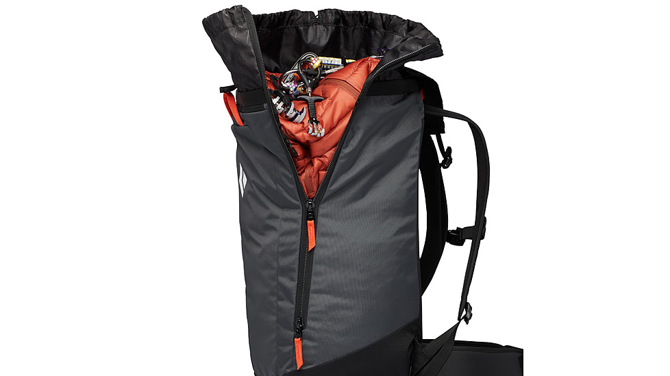 Black Diamond Crag 40 Backpack, Carbon, Medium/Large, BD6812620003M-L1