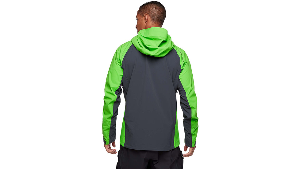 Black Diamond Dawn Patrol Hybrid Shell Jacket - Men's, Vibrant Green, Small, AP7450043048SML1