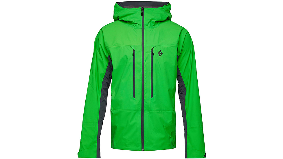 Black Diamond Dawn Patrol Hybrid Shell Jacket - Men's, Vibrant Green, Small, AP7450043048SML1