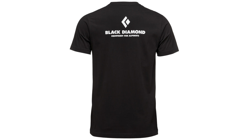 Black Diamond Equipment For Alpinist Short Sleeve T-Shirt - Mens, Black, Large, APYL4X015LRG1
