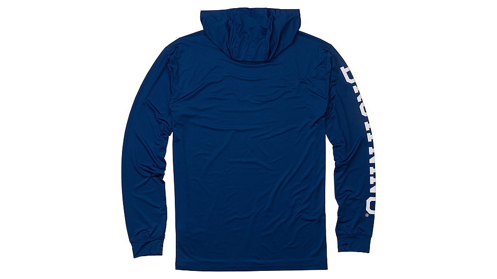 Browning Hooded Long Sleeve Sun Shirt - Mens, Navy, 3XL, 3010729506