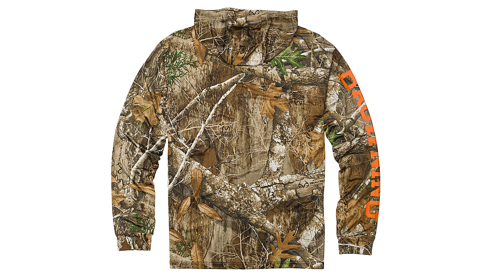 Browning Hooded Long Sleeve Sun Shirt - Mens, Realtree Edge, 3XL, 3010726006