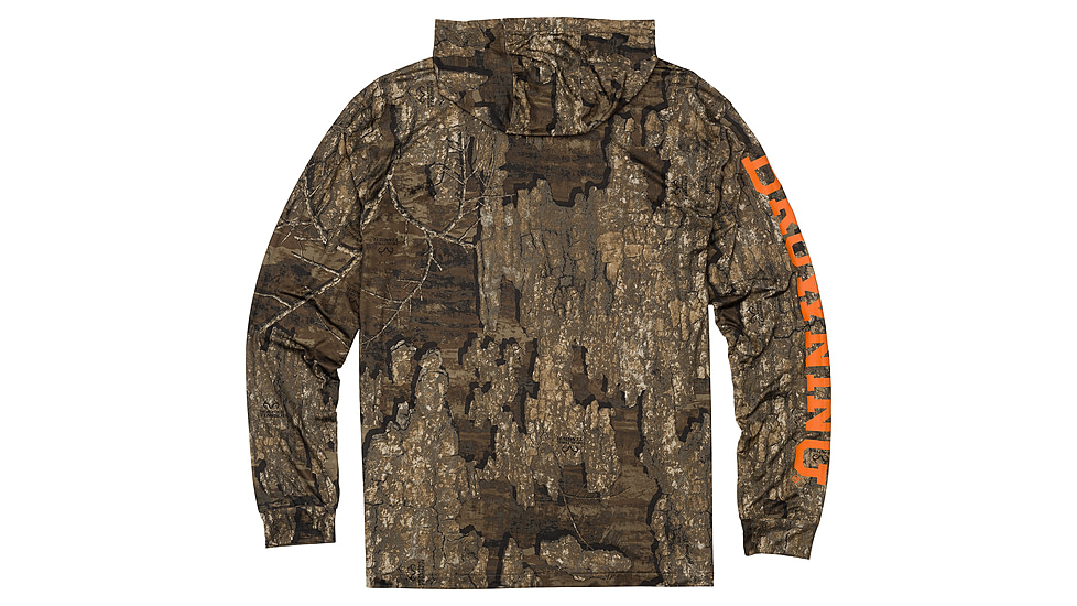 Browning Hooded Long Sleeve Sun Shirt - Mens, Realtree Timber, XL, 3010725704
