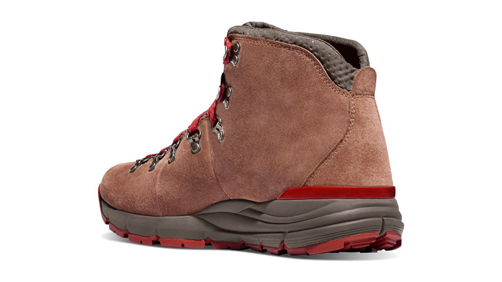 Danner Mountain 600 Hiking Boot - Men's-Brown/Red-Wide-10