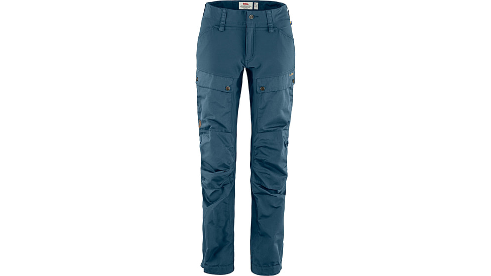 Fjallraven Keb Trekking Trousers - Womens, Short Inseam, Indigo Blue, 38/Short, F86706-534-38/S