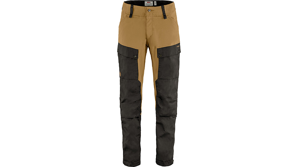 Fjallraven Keb Trousers - Mens, Regular Inseam, Dark Grey/Buckwheat Brown, 58/Regular, F87176-030-232-58/R