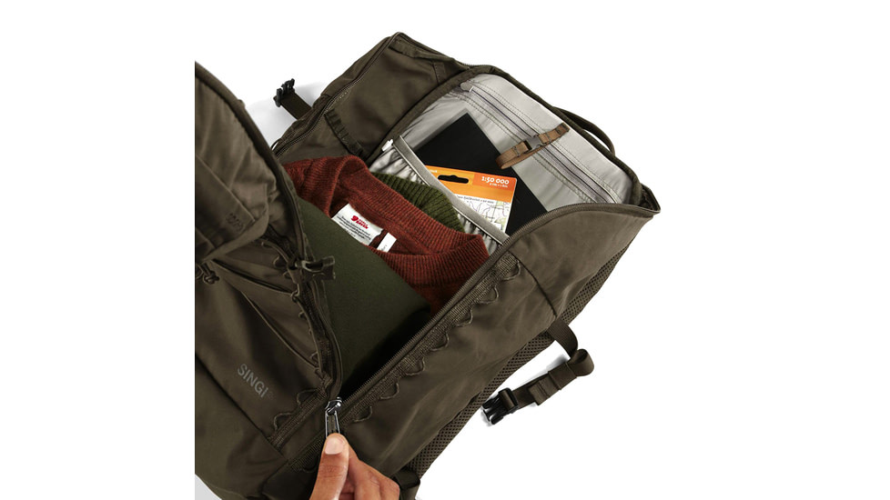 Fjallraven Singi 28 Backpack, Dark Olive, One Size, F23320-633-One Size