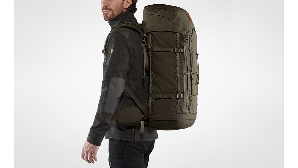 Fjallraven Singi 48 Backpack, Dark Olive, One Size, F23321-633-One Size