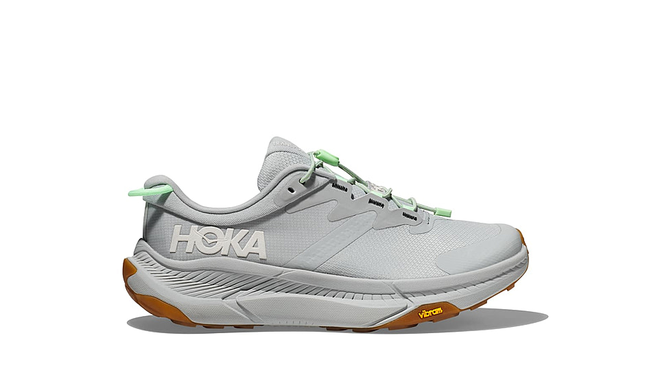 Hoka Transport Hiking Shoes - Womens, Harbor Mist/Lime Glow, 08B, 1123154-HMLG-08B