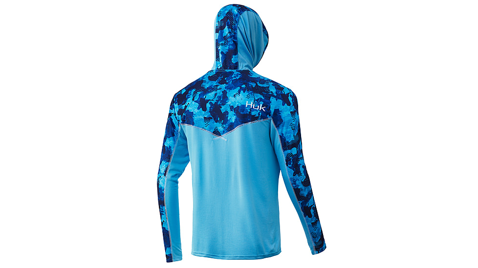 HUK Performance Fishing Icon X KC Refraction Camo Hoodie - Mens , Up to ...