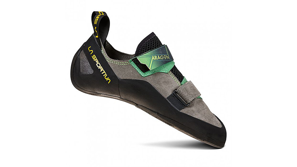 La Sportiva Aragon Climbing Shoes - Men's, Clay/Jasmine Green, 44.5, Medium, 30B-909717-44.5