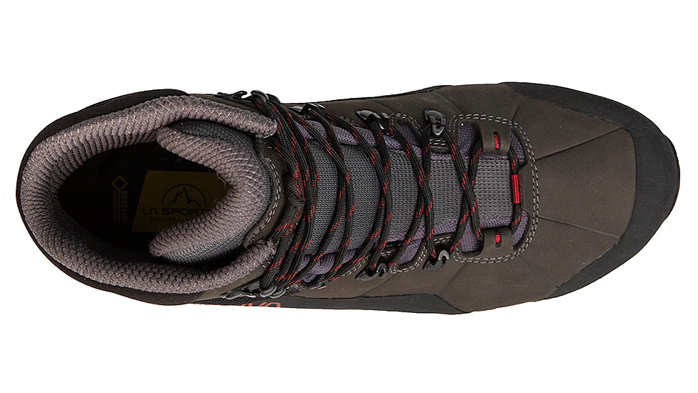 La Sportiva Nucleo High II GTX Hiking Shoes - Mens, Carbon/Chili, 41, 24X-900309-41