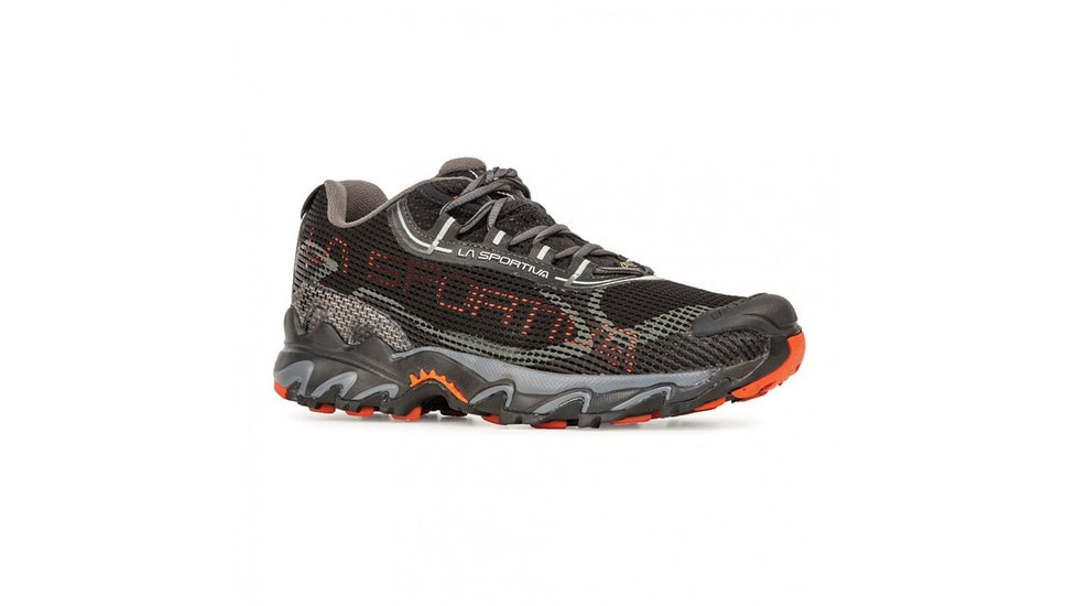 La Sportiva Wildcat 2.0 GTX Trail Running Shoe- Mens, Black/Pumpkin, 46, 16Q-999204-46