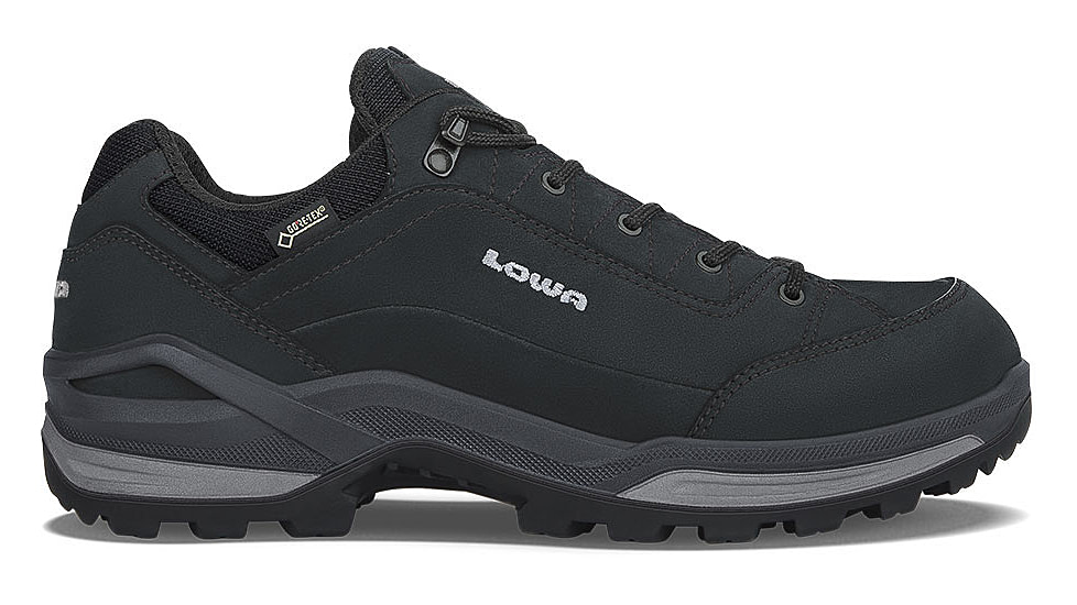 Lowa Renegade GTX Lo Hiking Shoes - Men's, Wide, 10 US, Black/Graphite, 3109679927-BLKGRP-10 US