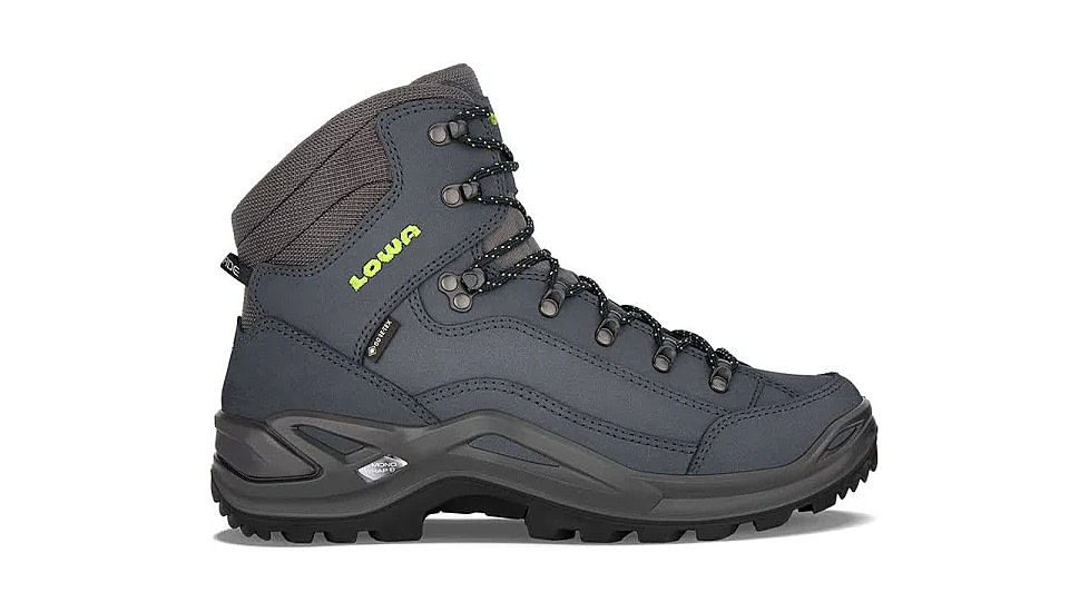 Lowa Renegade GTX Mid, Dark Blue/Lime, 8.5, 3109456702-DBULIM-Med-8.5