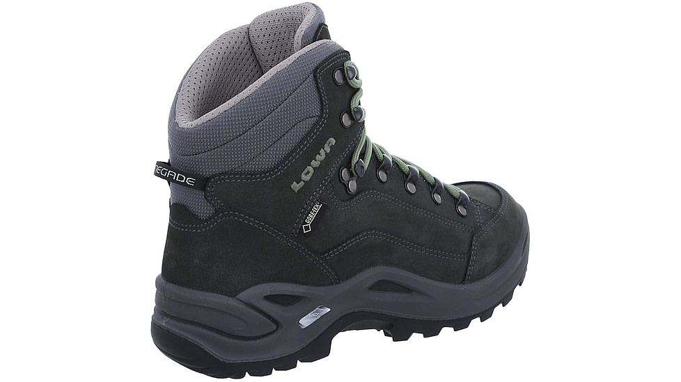 Lowa Renegade GTX Mid Hiking Shoes - Womens, Graphite/Jade, 9 US, Medium, 3209459781-GRPJAD-9 US