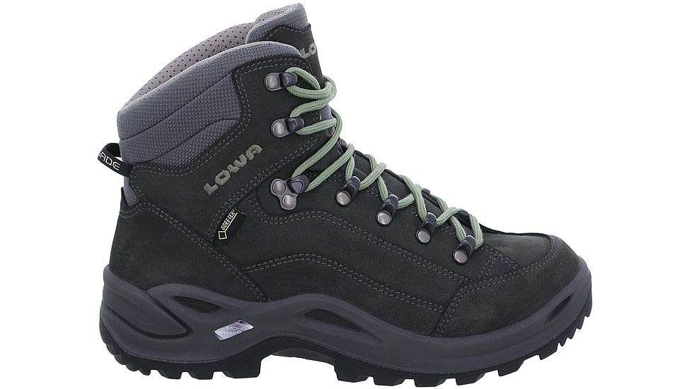 Lowa Renegade GTX Mid Hiking Shoes - Womens, Graphite/Jade, 9 US, Medium, 3209459781-GRPJAD-9 US