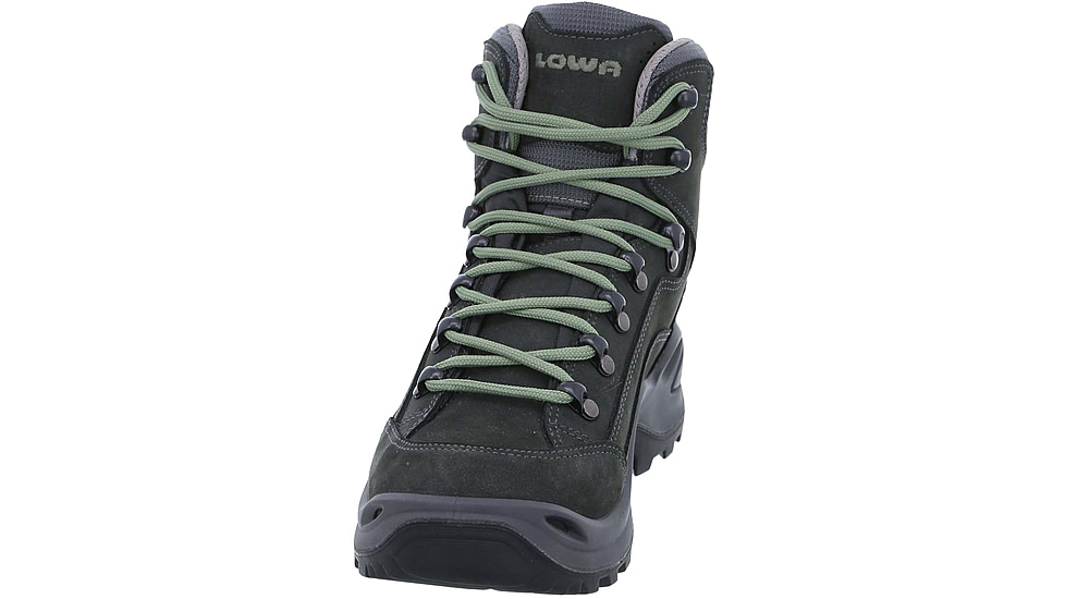 Lowa Renegade GTX Mid Hiking Shoes - Womens, Graphite/Jade, 9 US, Medium, 3209459781-GRPJAD-9 US