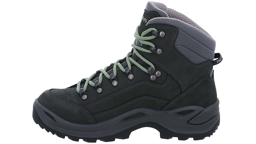 Lowa Renegade GTX Mid Hiking Shoes - Womens, Graphite/Jade, 9 US, Medium, 3209459781-GRPJAD-9 US