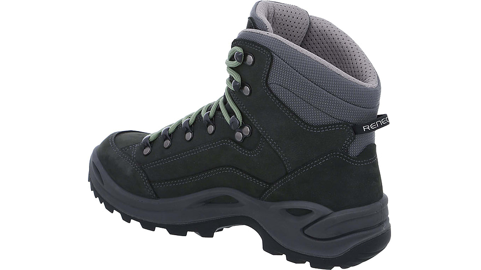 Lowa Renegade GTX Mid Hiking Shoes - Womens, Graphite/Jade, 9 US, Medium, 3209459781-GRPJAD-9 US