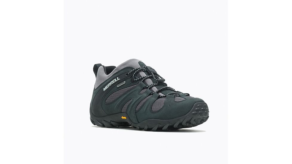 Merrell Chameleon 8 Stretch Waterproof Hiking Shoes - Mens, Black/Grey, 8.5, Medium, J034177-M-8.5