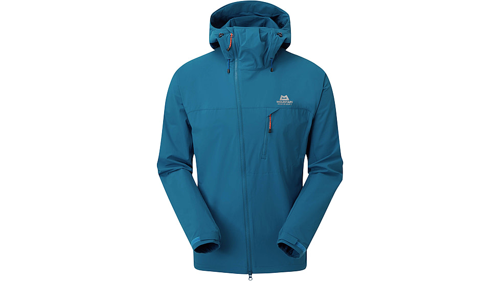 Mountain Equipment Squall Hooded Jacket - Mens, Alto Blue, Small, ME-002928-Me-01437-S