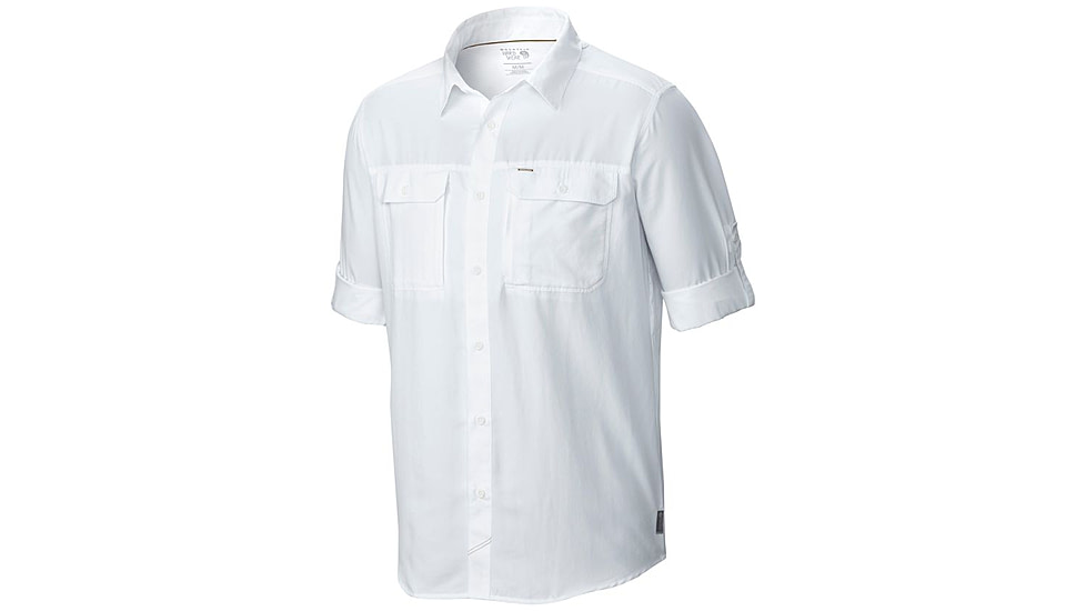 Mountain Hardwear Canyon Long Sleeve Shirt - Men's, White, XXL, OM7043100-XXL