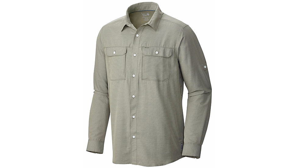 Canyon Long Sleeve Shirt - Mens-Stone Green-XX-Large