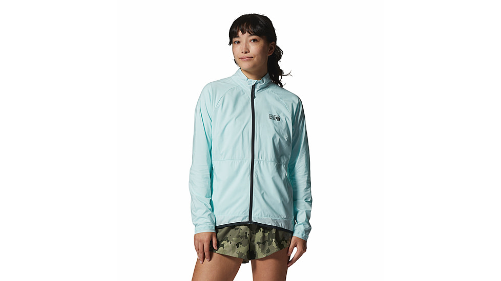 Mountain Hardwear Kor AirShell Full Zip Jackets - Womens, Pale Ice, Extra Large, 1985081428-Pale Ice-XL