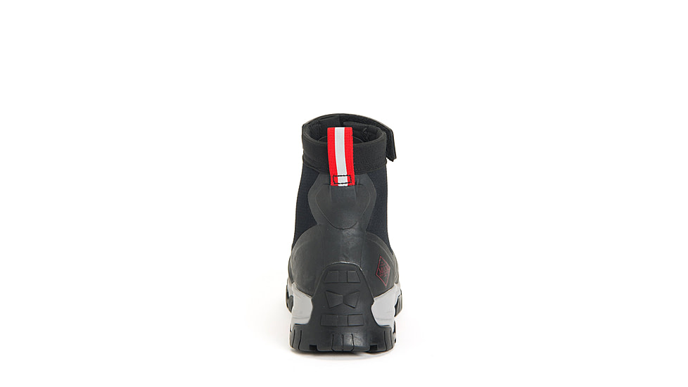 Muck Boots Apex Zip Mid Boots - Mens, Black/Gray/Red, 11, AXMZ-106-BLK-110