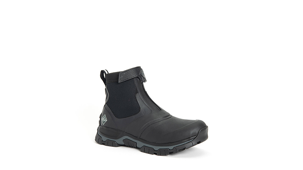 Muck Boots Apex Zip Mid Boots - Men's, Black/Grey, 15, AXMZ-000-BLK-150