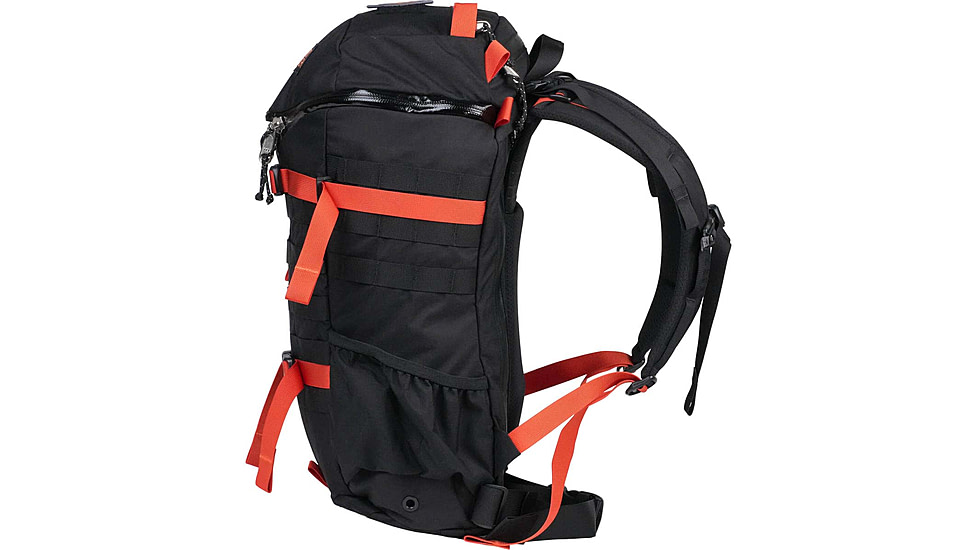 Mystery Ranch 2 Day Assault Daypack, Wildfire Black, Small/Medium, 111183-008-25