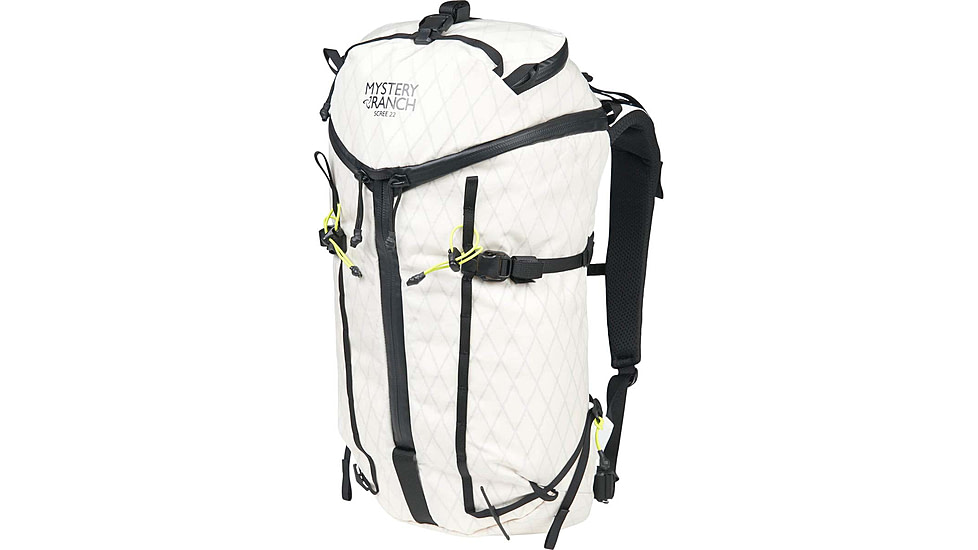 Mystery Ranch Scree 22L Backpack, White/Limeade, One Size, 112977-102-00