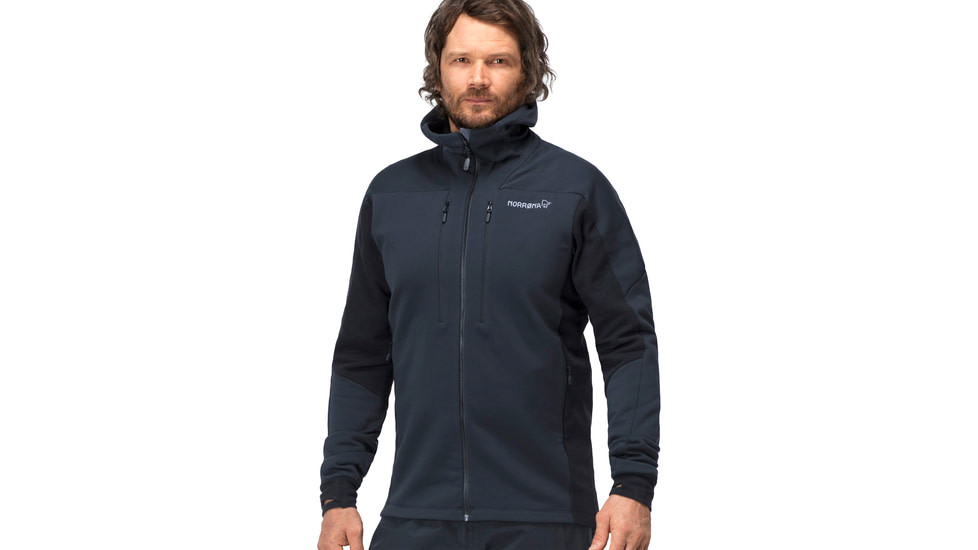 Norrona Trollveggen Powerstretch Pro Zip Hooded Jacket - Men's with ...