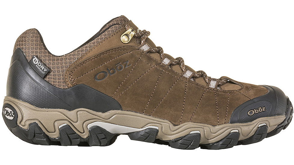 Oboz Bridger Low B-DRY Hiking Shoes - Mens, Canteen Brown, 9.5, Wide, 22701-CanBrwn-9.5-Wide