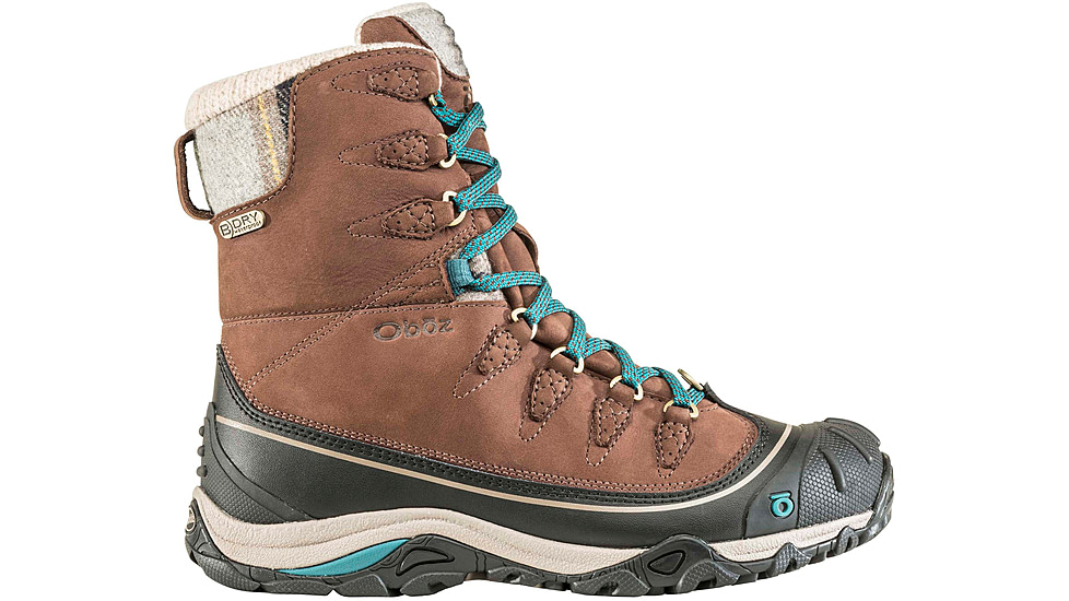 oboz women's sapphire 8 insulated b dry waterproof hiking boot