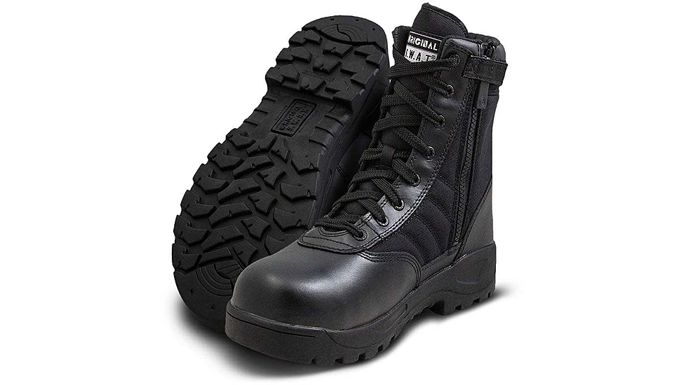 Original S.W.A.T. Classic 9in. Tactical Boots, Light Safety Toe SZ, Black, 116001-5.0-R