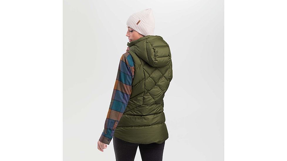 Outdoor Research Coldfront Hooded Down Vest Women's , Up to 47 Off